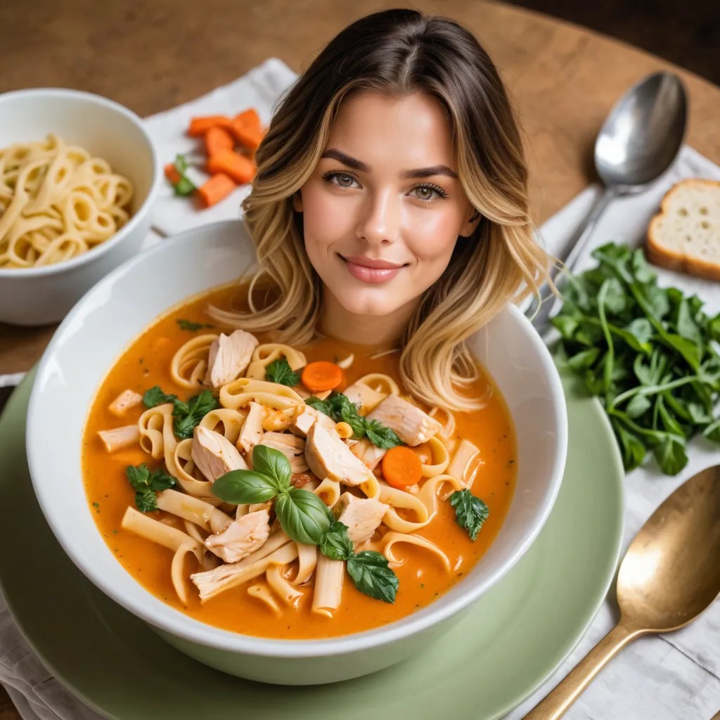 Chicken Soup with Pasta Avatar Maker