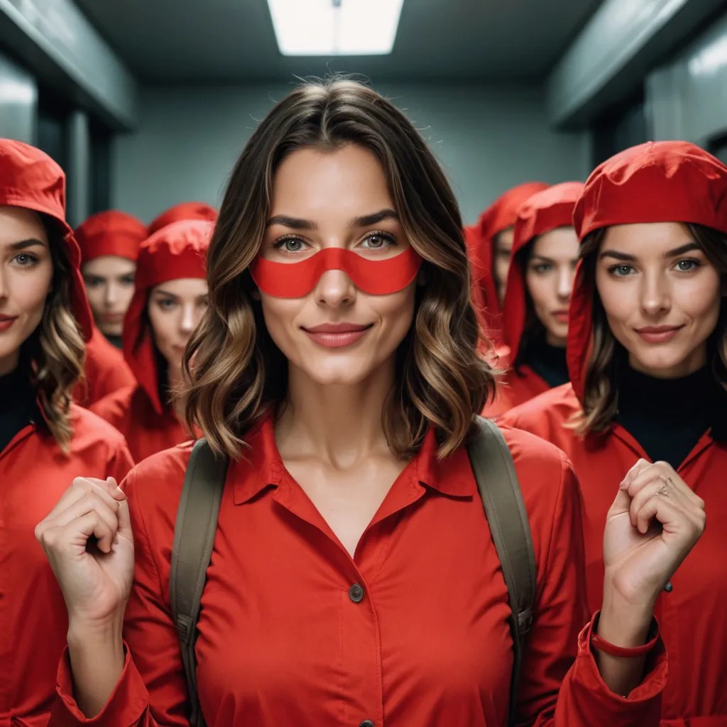 Money Heist, Holding a Mask Avatar Maker