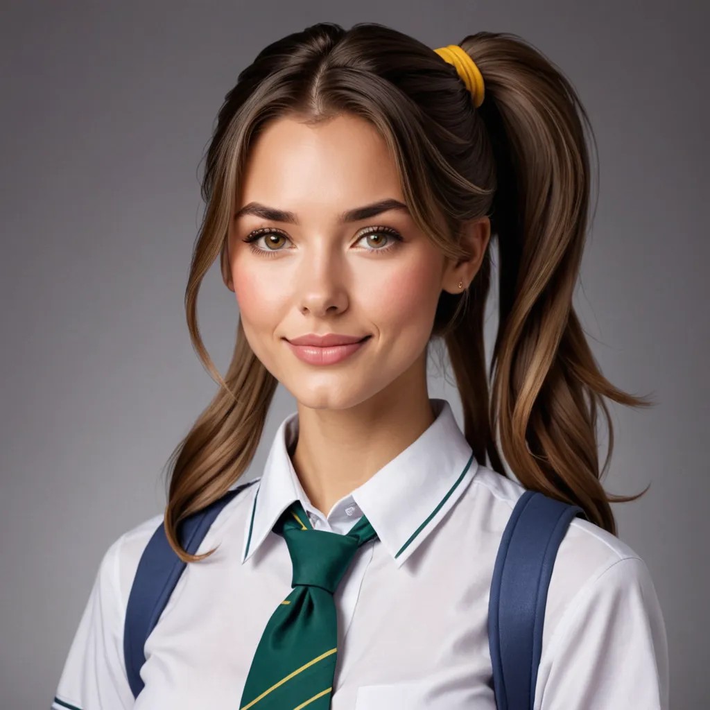 Ponytails High School Girl Avatar Maker