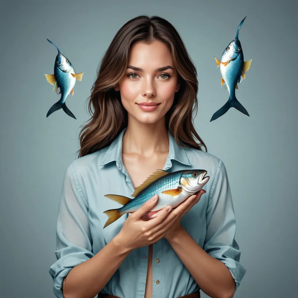 With Fish in Hands Avatar Maker