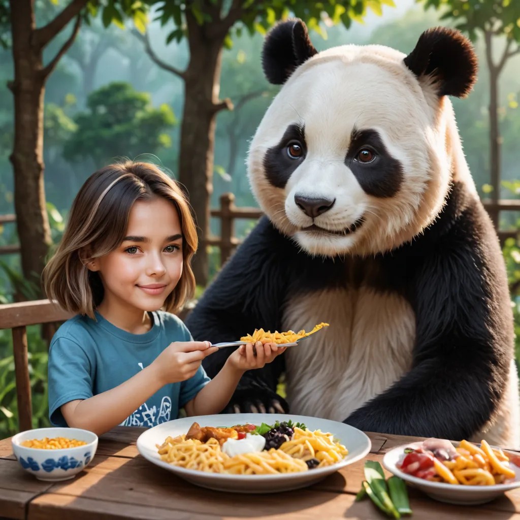 Converted A Boy Feeds a Panda avatar