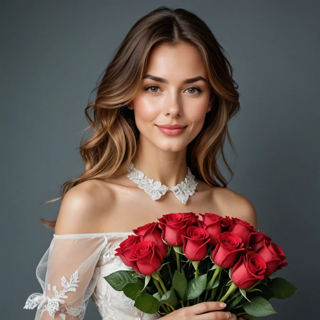 Converted A Girl With a Bouquet of Roses avatar