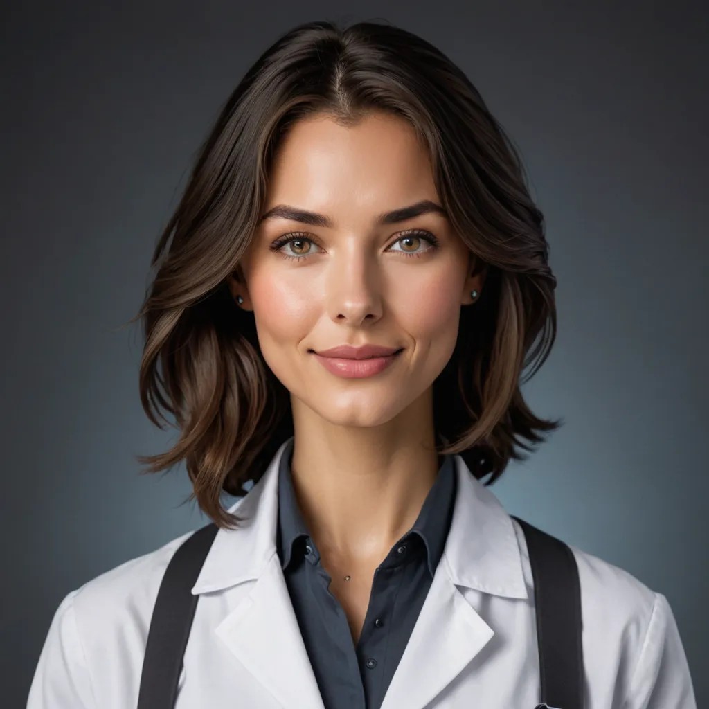 Black 5 Foot 1 Scientist Avatar Maker