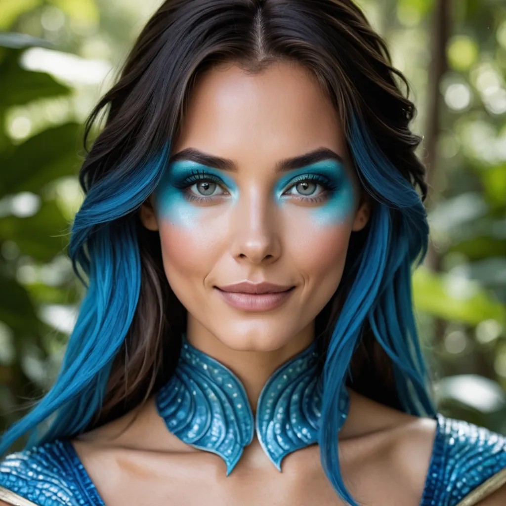 Blue Eyeshadow Avatar Maker