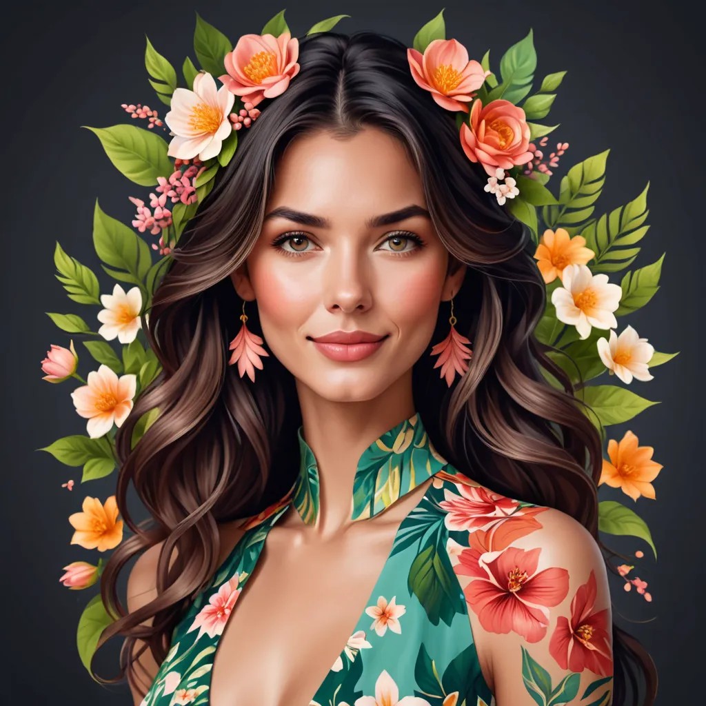 Floral Design Avatar Maker
