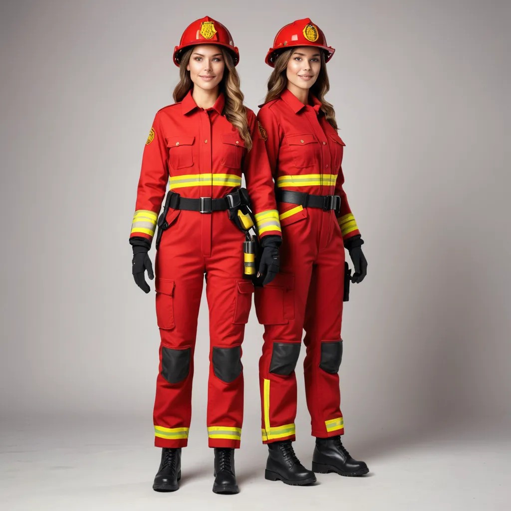 Full Body Firewoman Avatar Maker