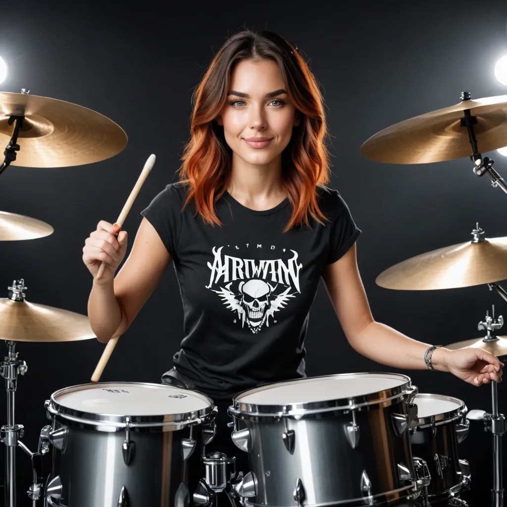 Heavy Metal Drummer Avatar Maker