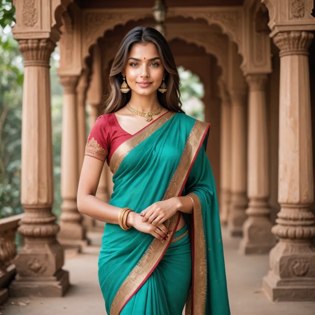 Indian Girl in Saree Avatar Maker