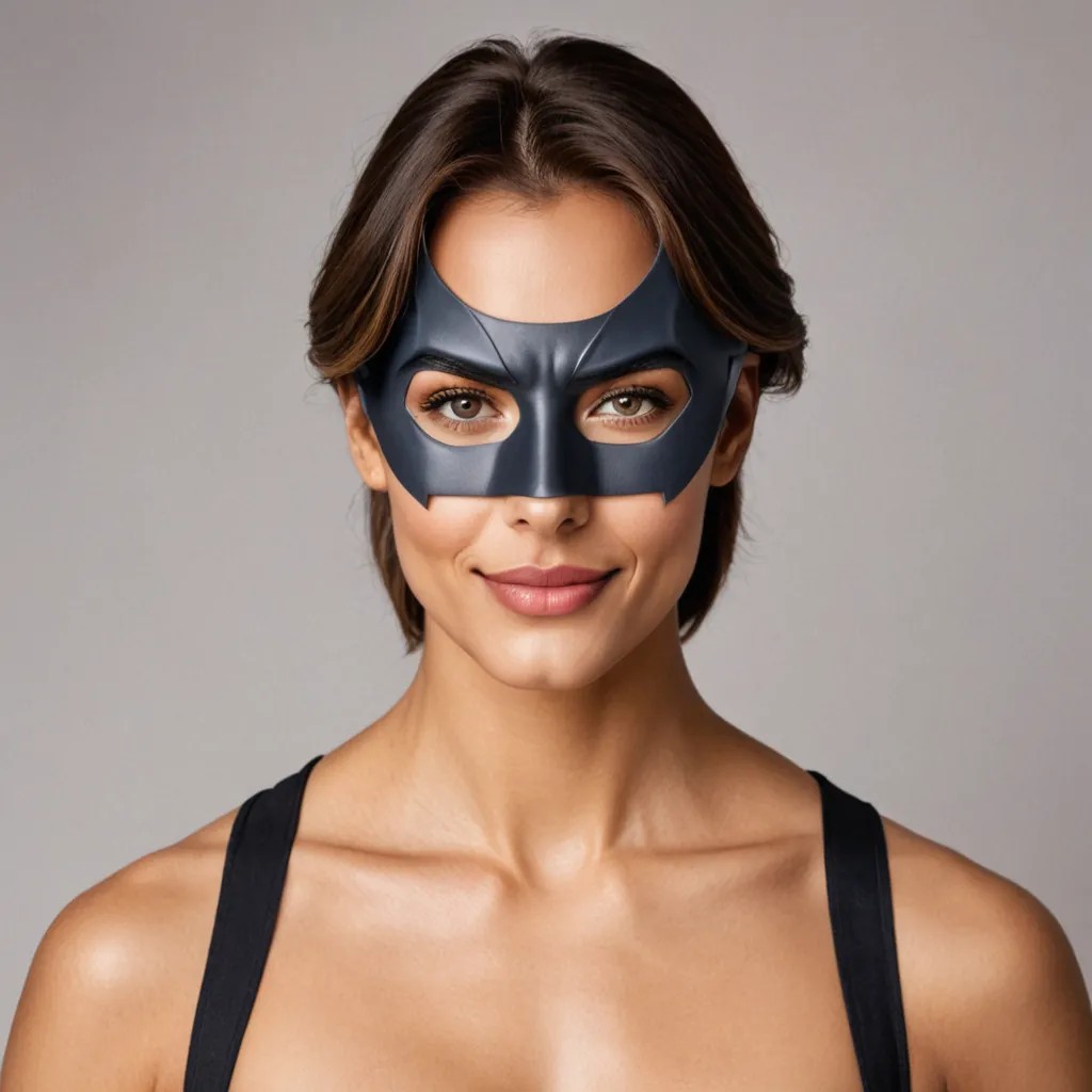 Indian Man with Batman Eye Mask Face Only Avatar Maker