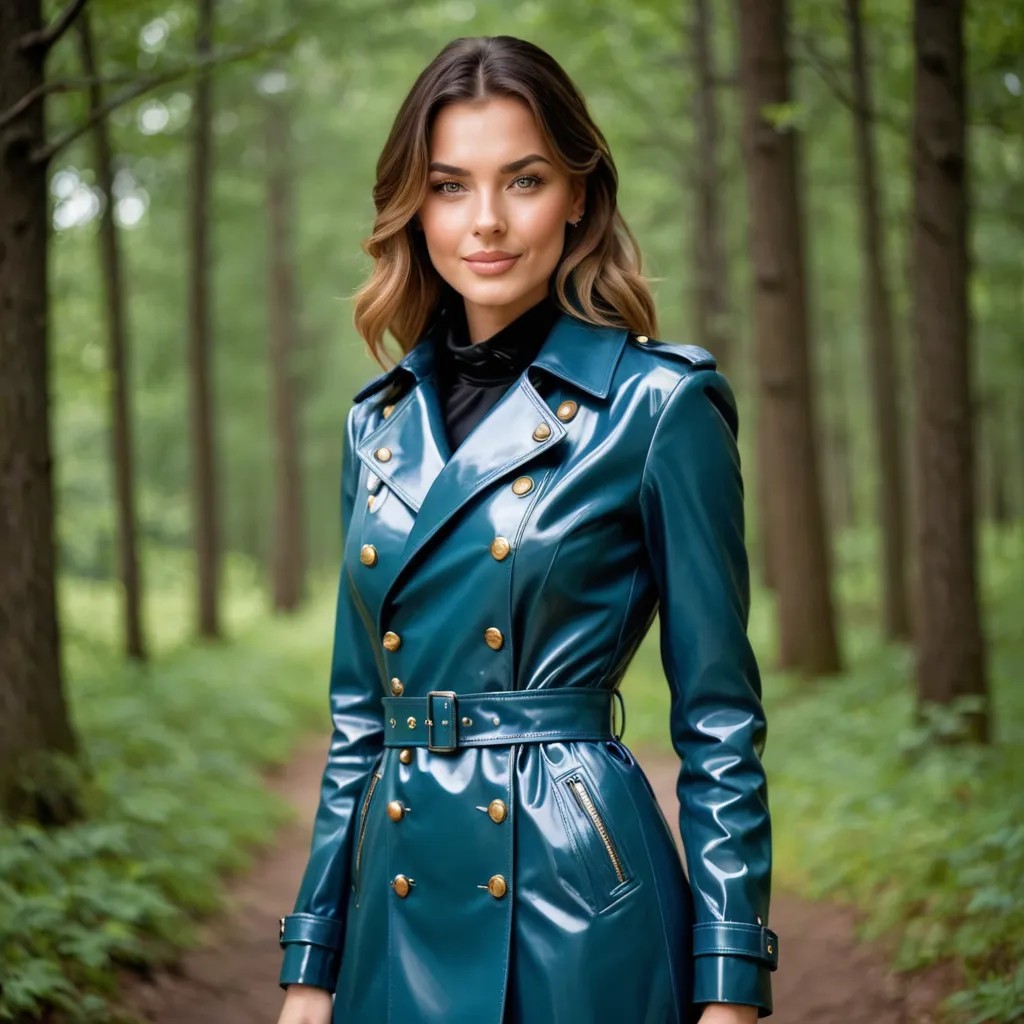 Latex Trenchcoat, Metal Stud Avatar Maker