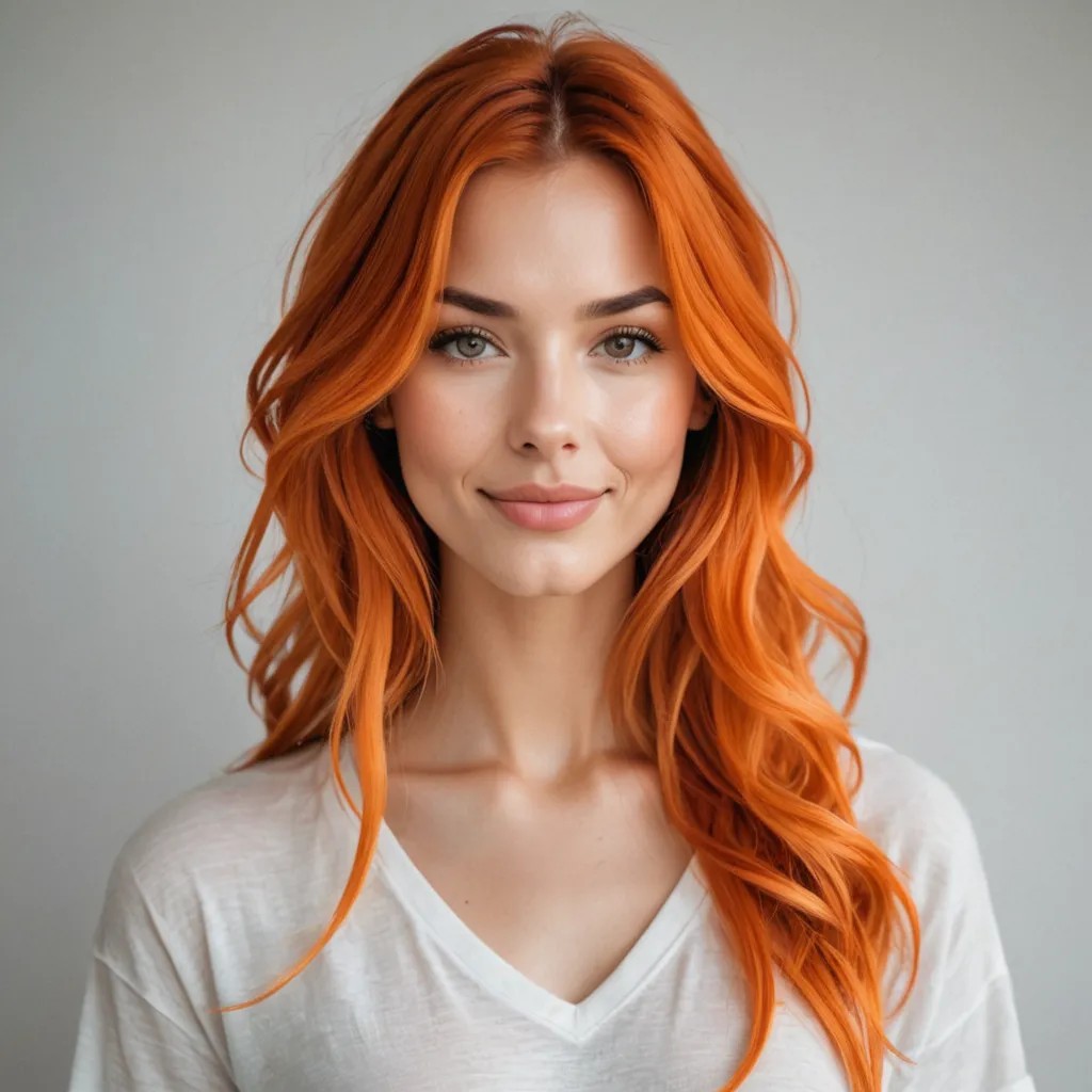 Me with Orange Hair Avatar Maker