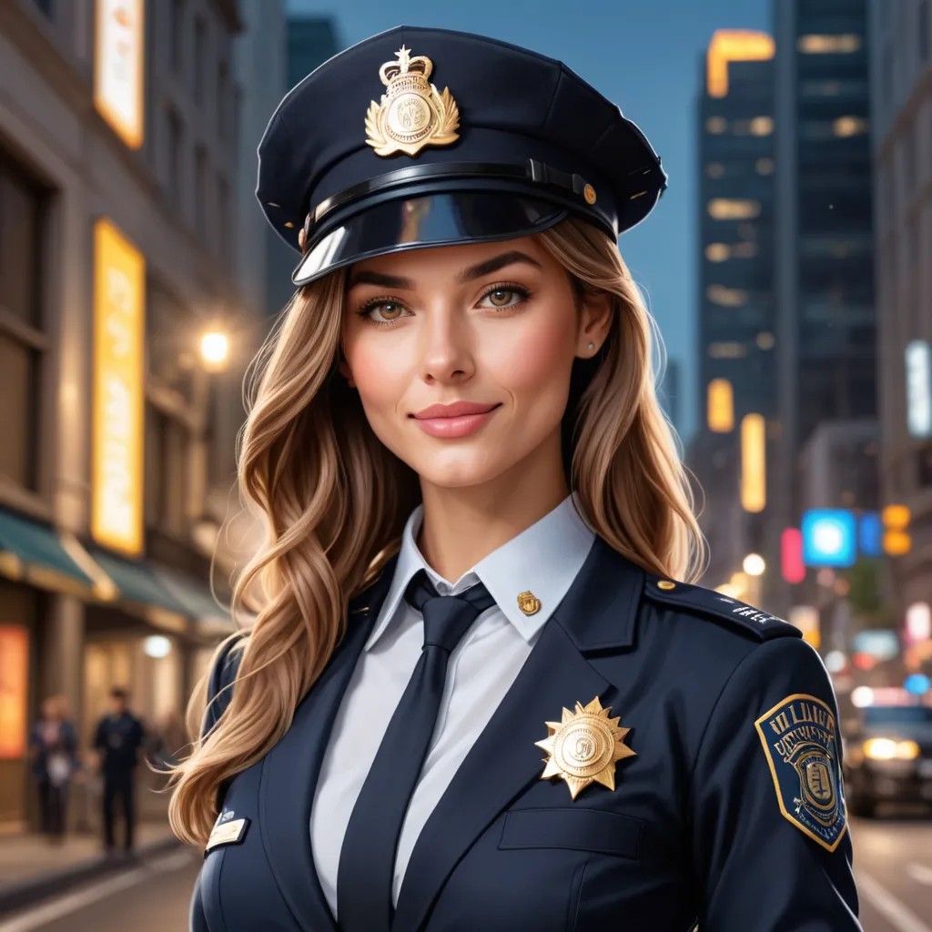 Millionaire Police Girl Avatar Maker