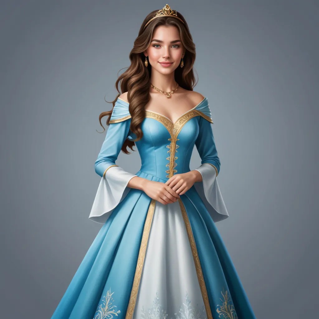 Realistic Modest Dress Princess Avatar Maker