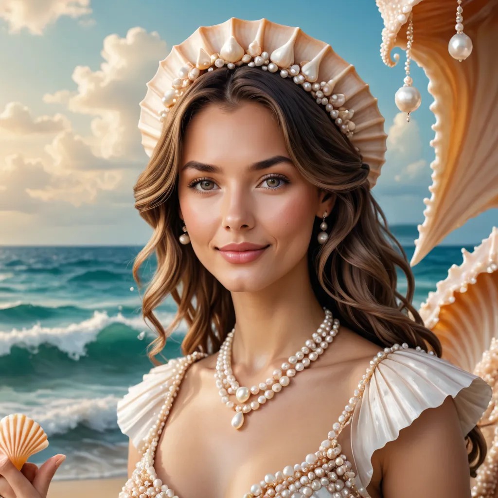 Seashell and Pearls Avatar Maker