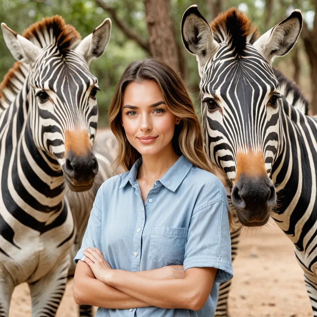 The Boy Looks at the Zebra Avatar Maker