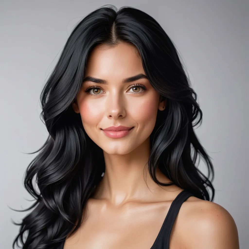 A Girl with Black Hair Avatar Maker