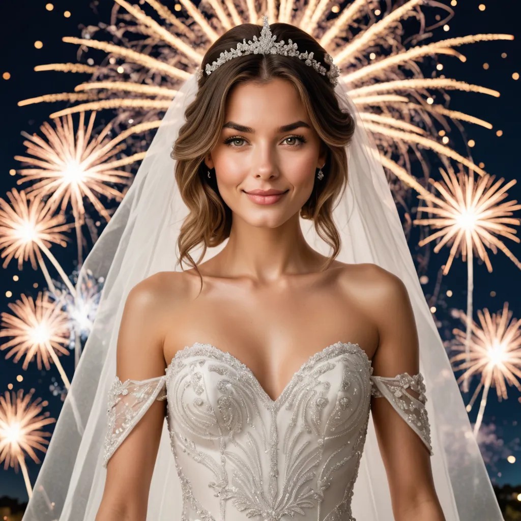 Bride Fireworks Avatar Maker