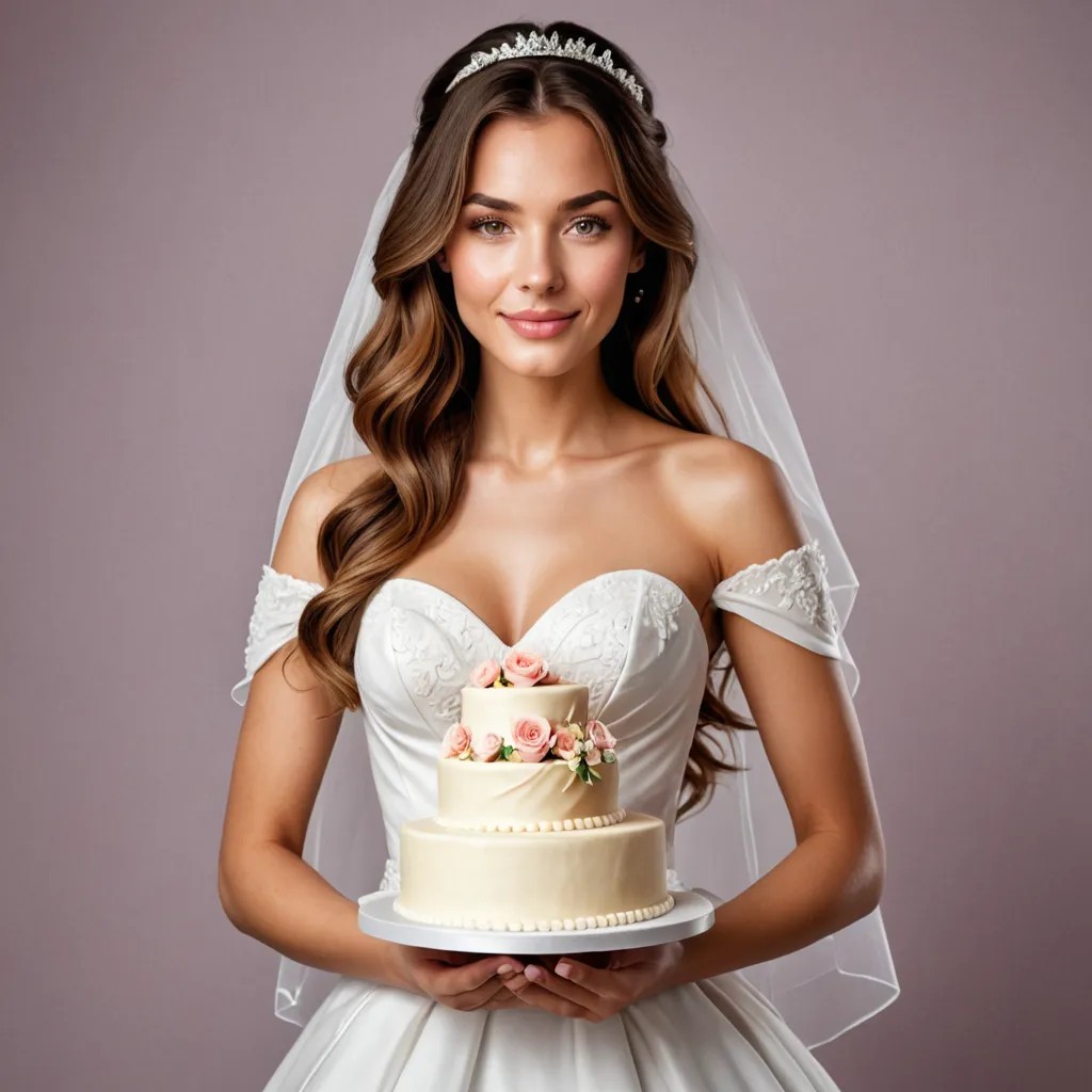 Bride with Wedding Cake Avatar Maker
