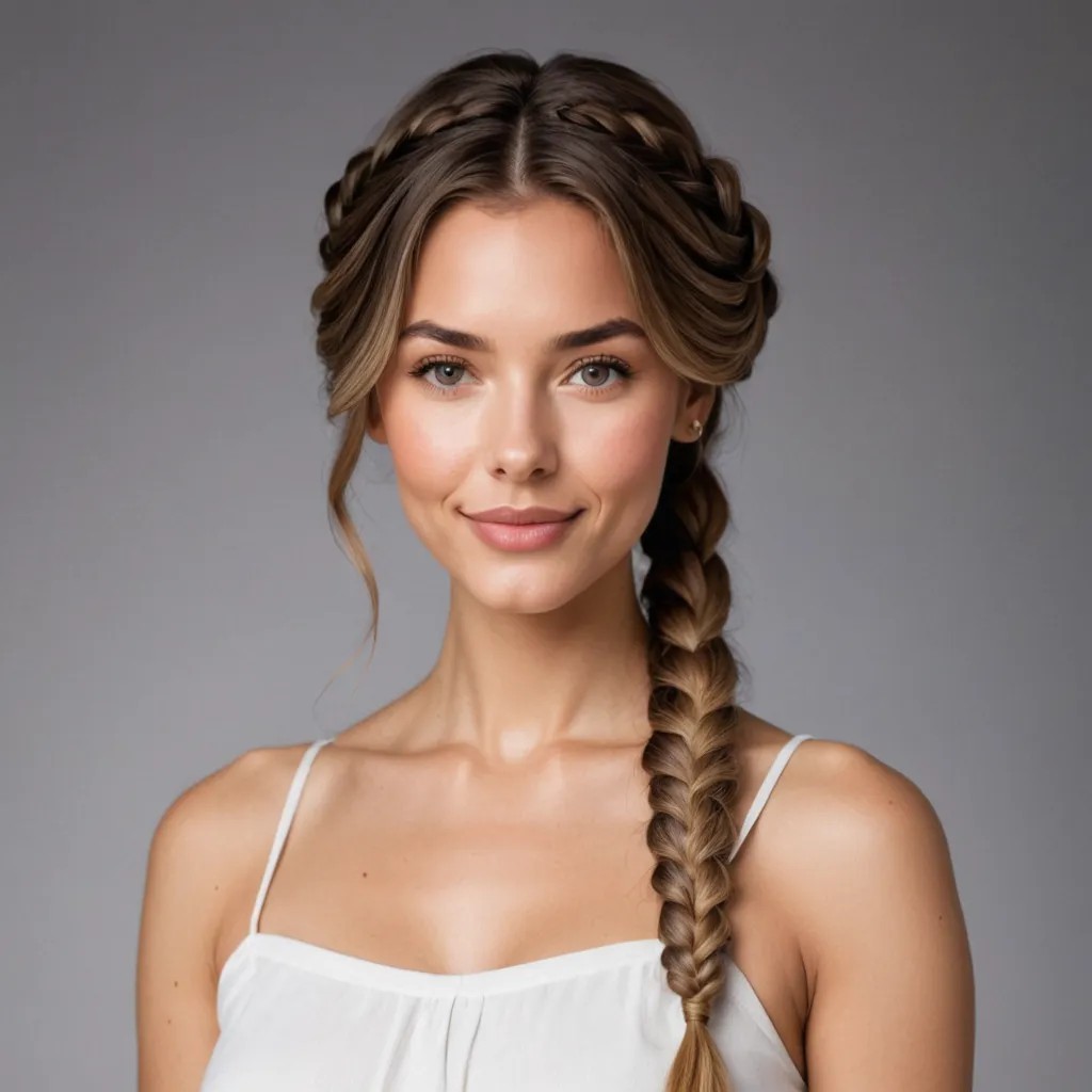 Crown Braid Hair Avatar Maker