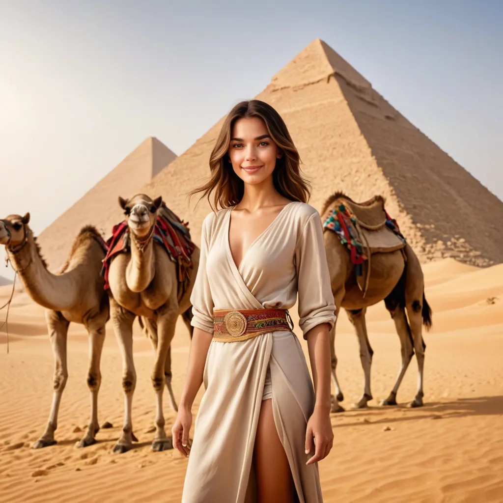 Desert Camels and Pyramids Avatar Maker