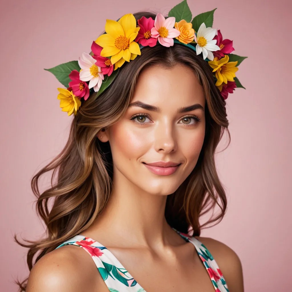 Floral Headband Avatar Maker