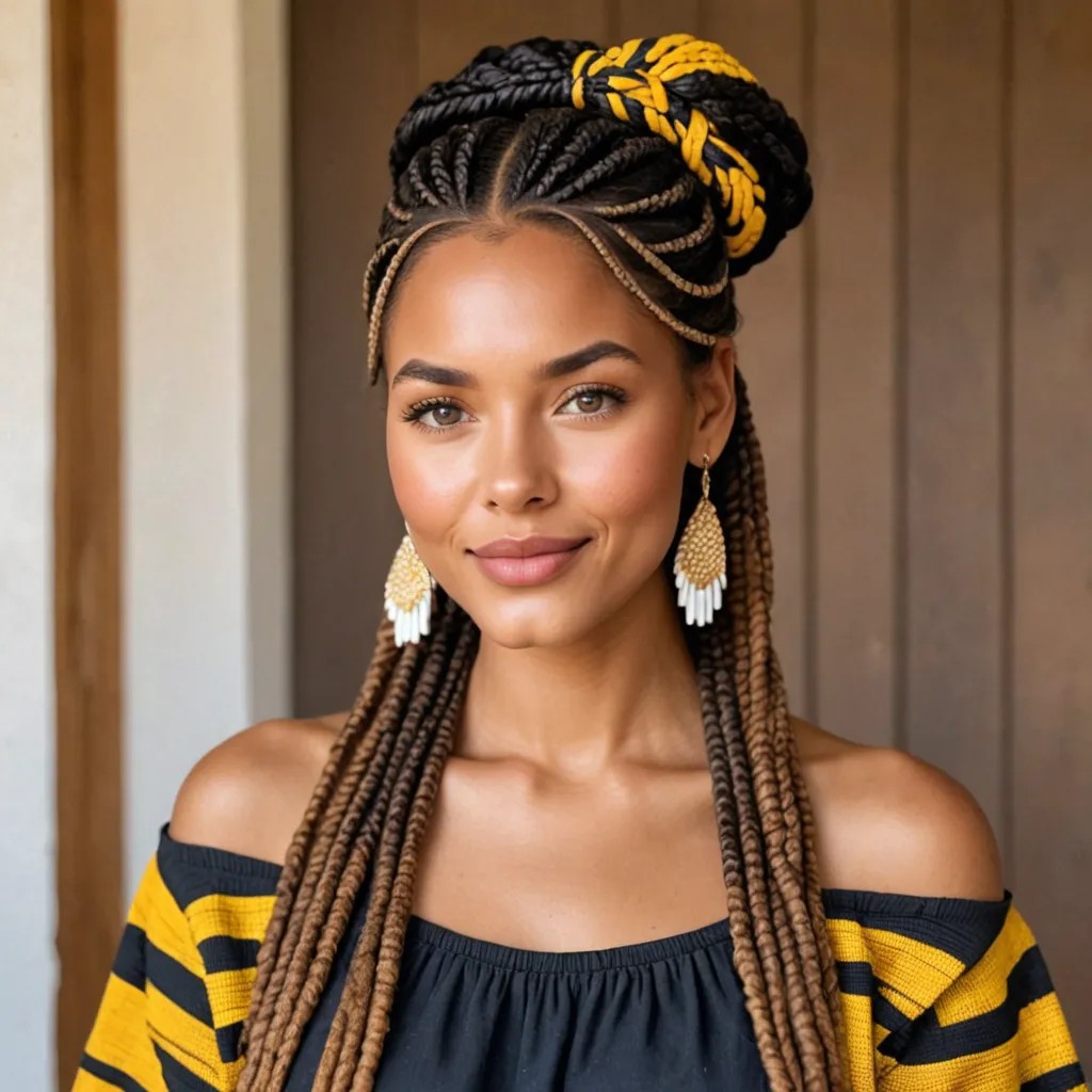 Fulani Braids Hair Avatar Maker