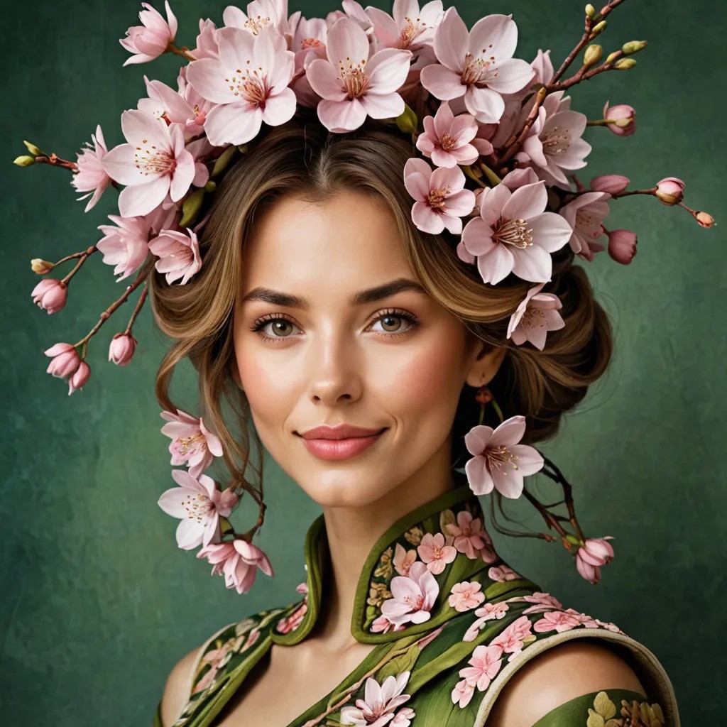 Giuseppe Arcimboldo Cherry Blossoms Avatar Maker