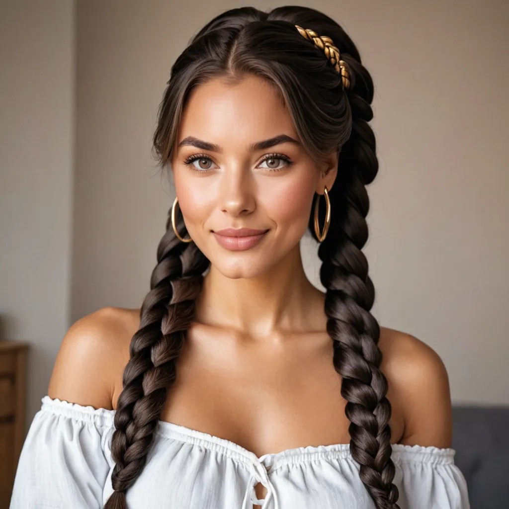 Goddess Braids Hair Avatar Maker