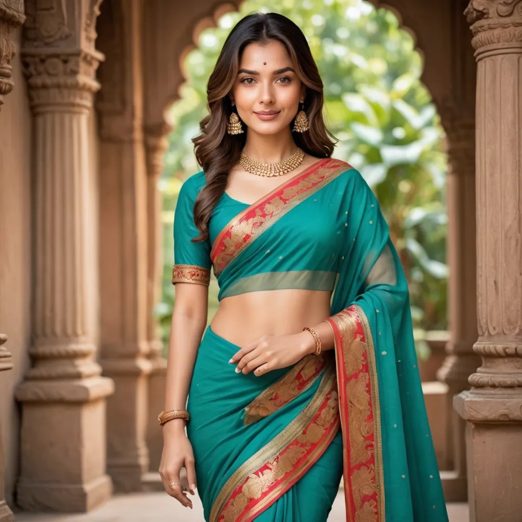 Indian Woman in Saree Avatar Maker