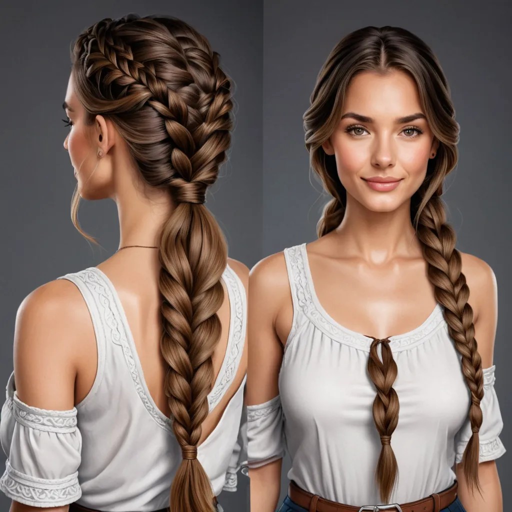 Ladder Braid Hair Avatar Maker