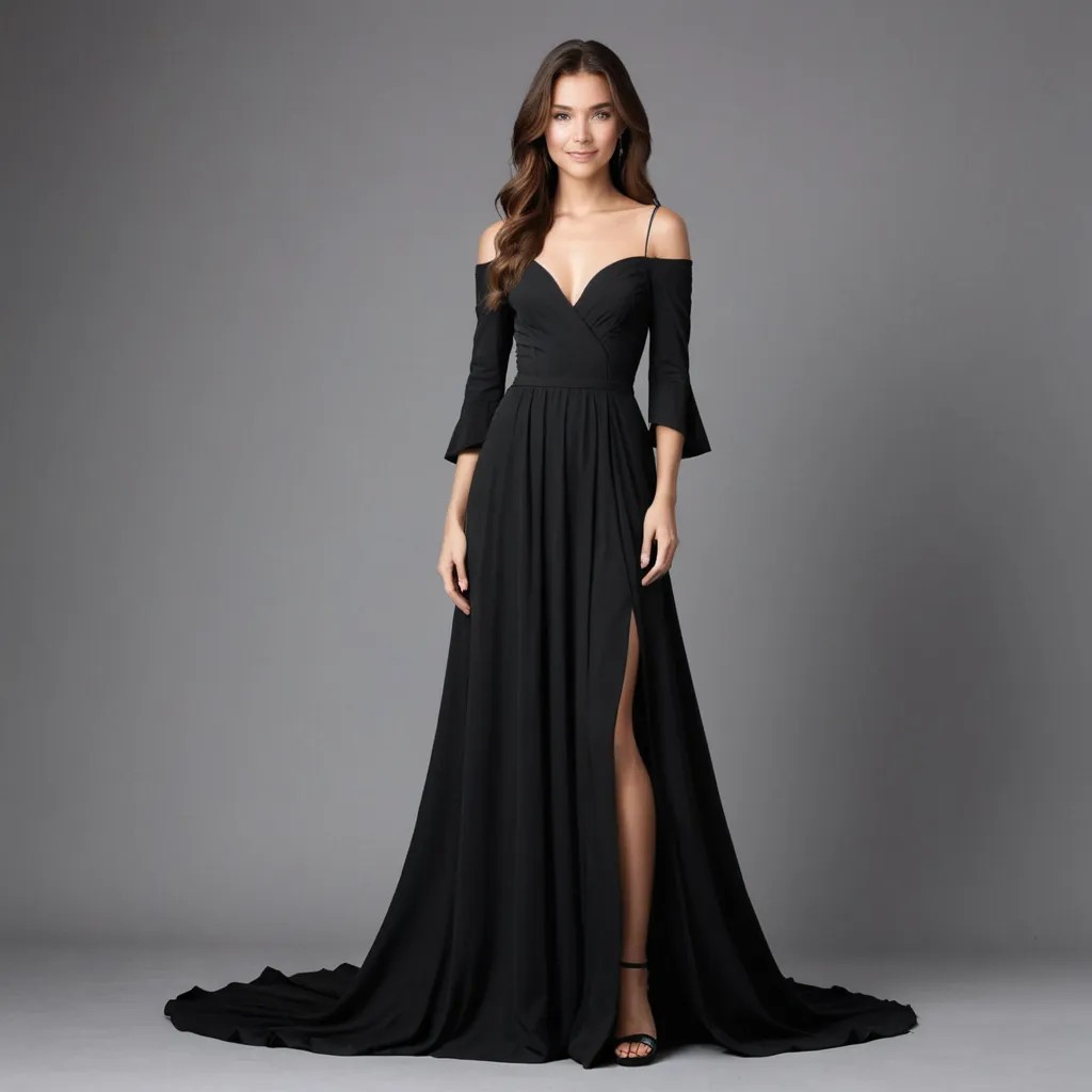 Converted Lady in Black Long Dress avatar
