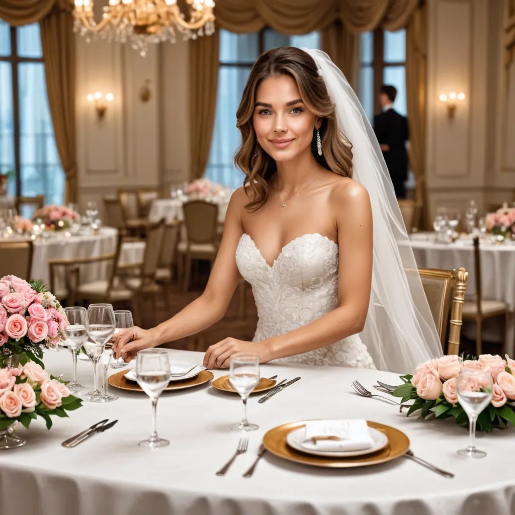 Millionaire Bride Wedding Table Avatar Maker