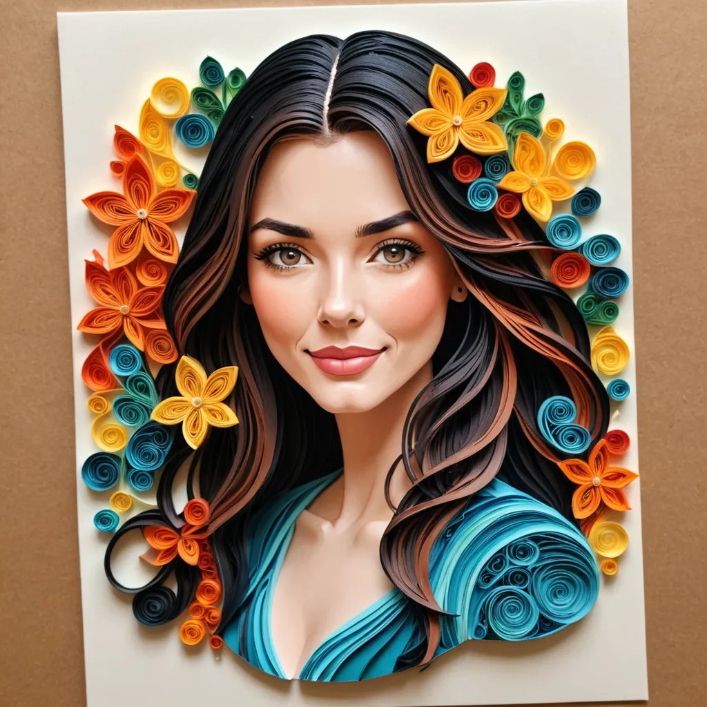 Quilling Paper Artwork Avatar Maker