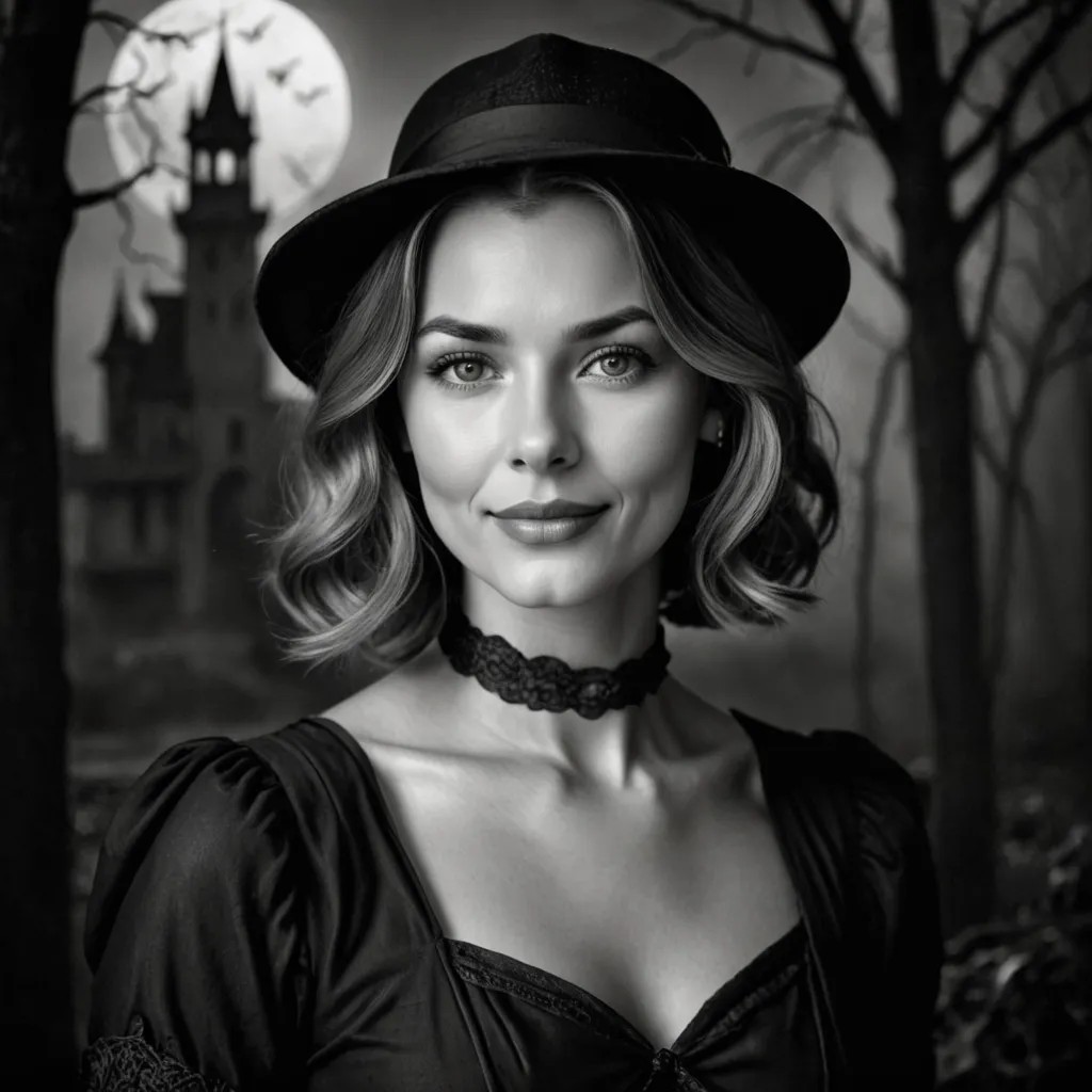 Scary Halloween Portrait from the 1930s Avatar Maker