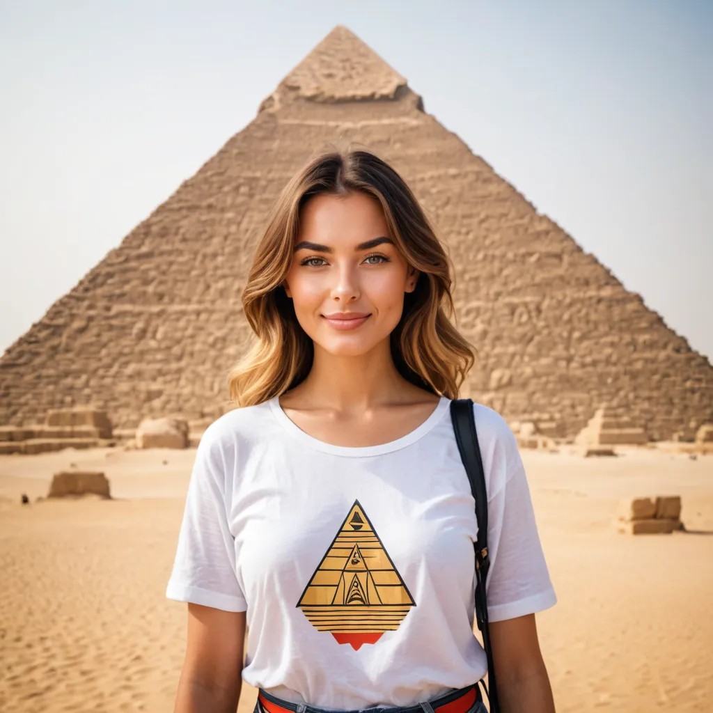 Tourist in Egypt with Pyramid Avatar Maker