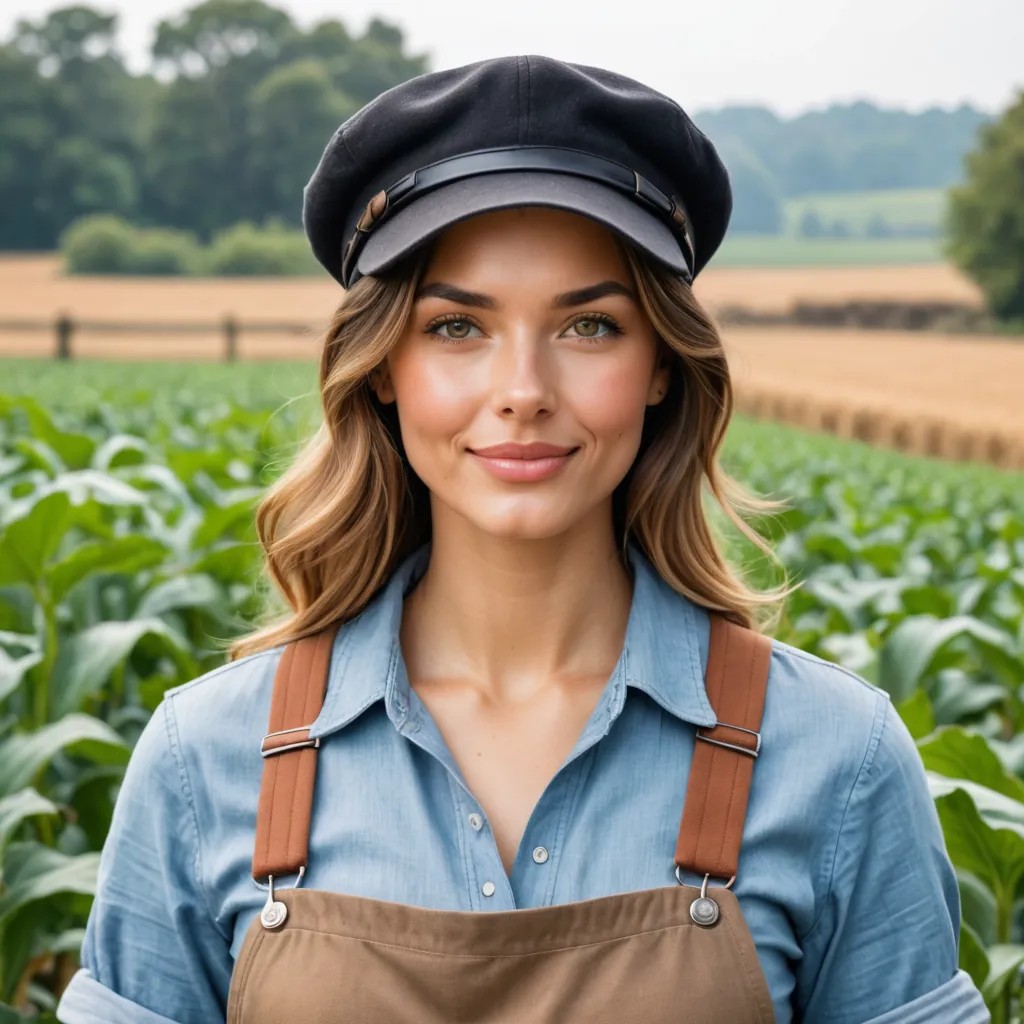 Traditional Farmer Wearing Flat Cap Avatar Maker