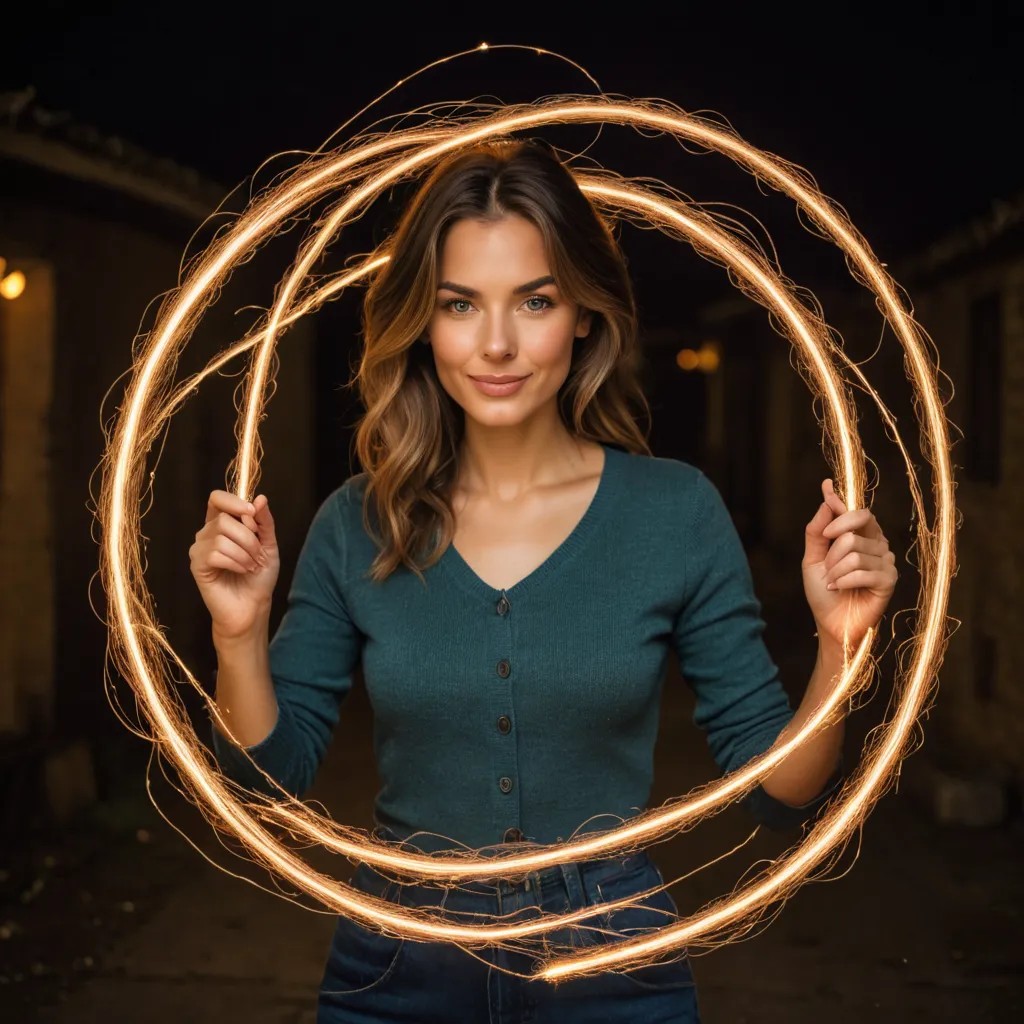 Wire Wool Spinning Effect Avatar Maker