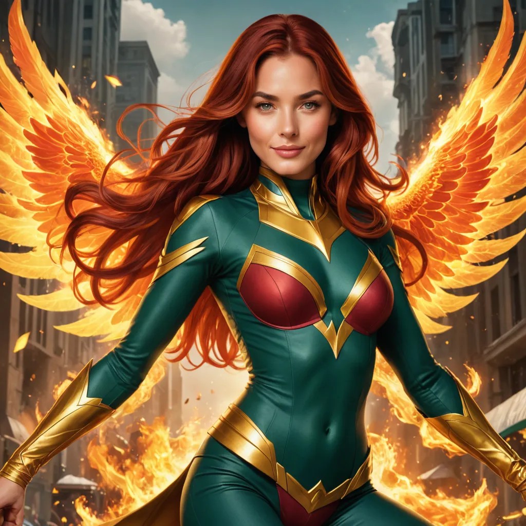 Converted Jean Grey as Phoenix avatar