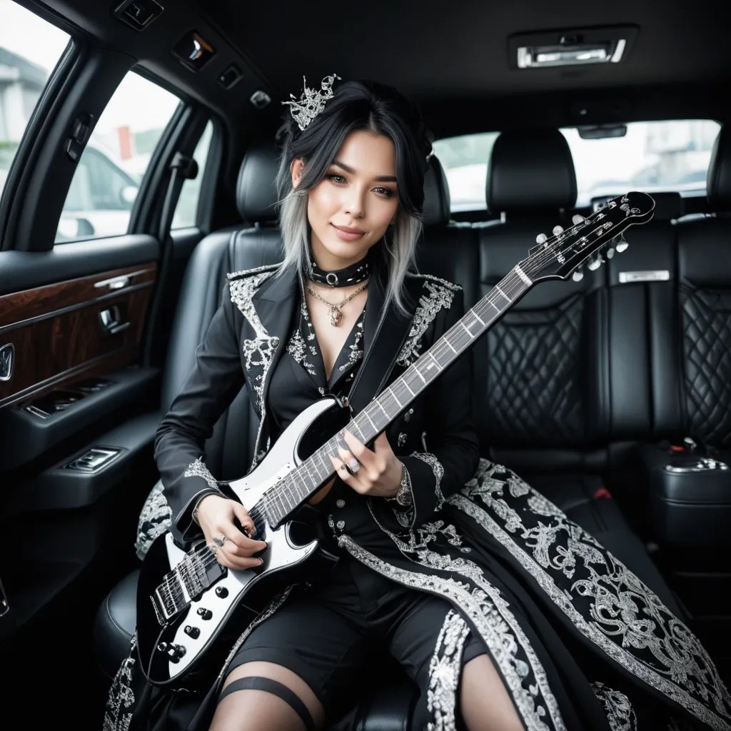 Visual Kei Guitarist in Limousine Avatar Maker
