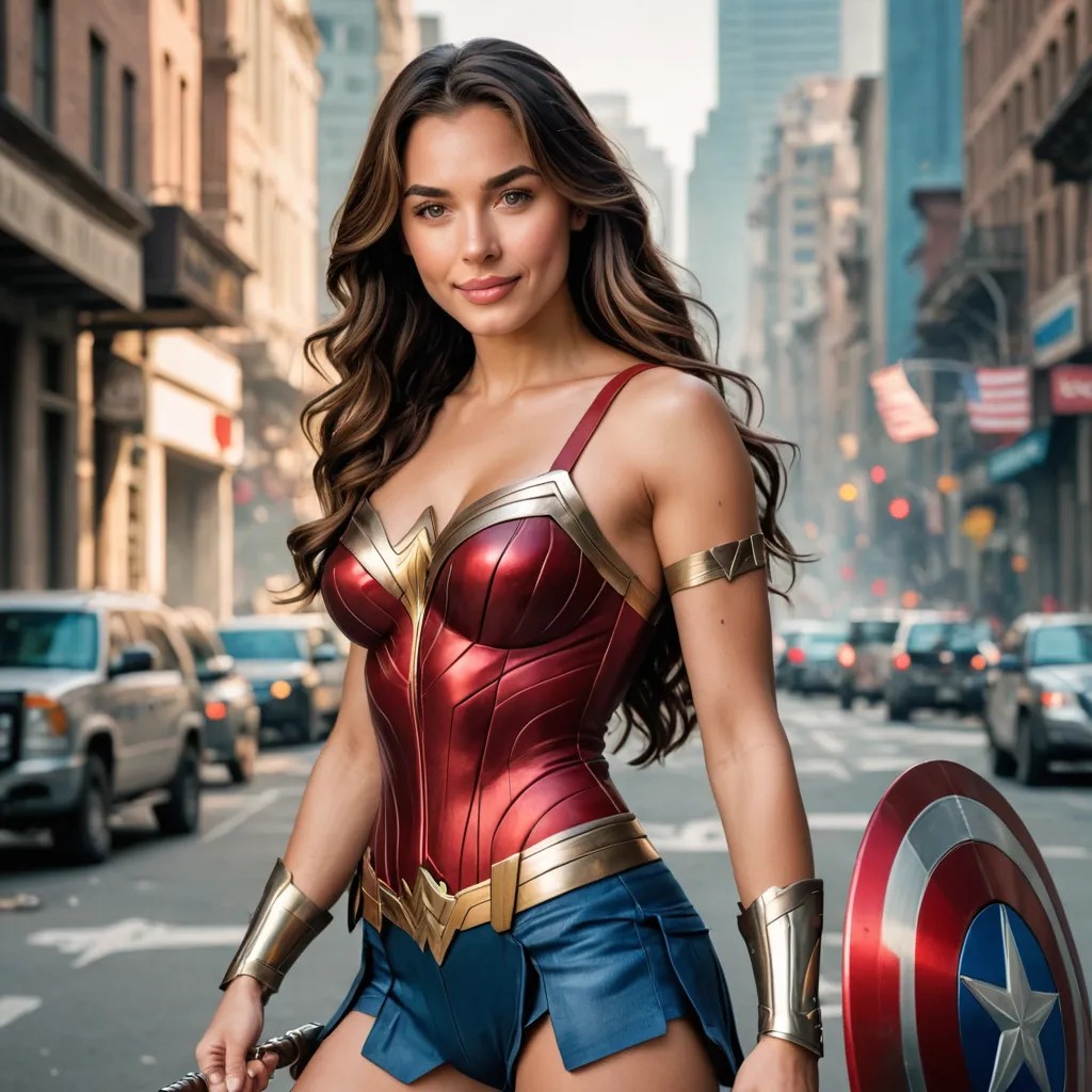 Wonder Woman and Captain America Avatar Maker