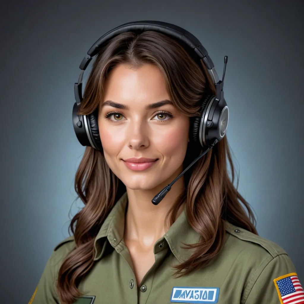 Ham Radio Operator With Headphones Avatar Maker