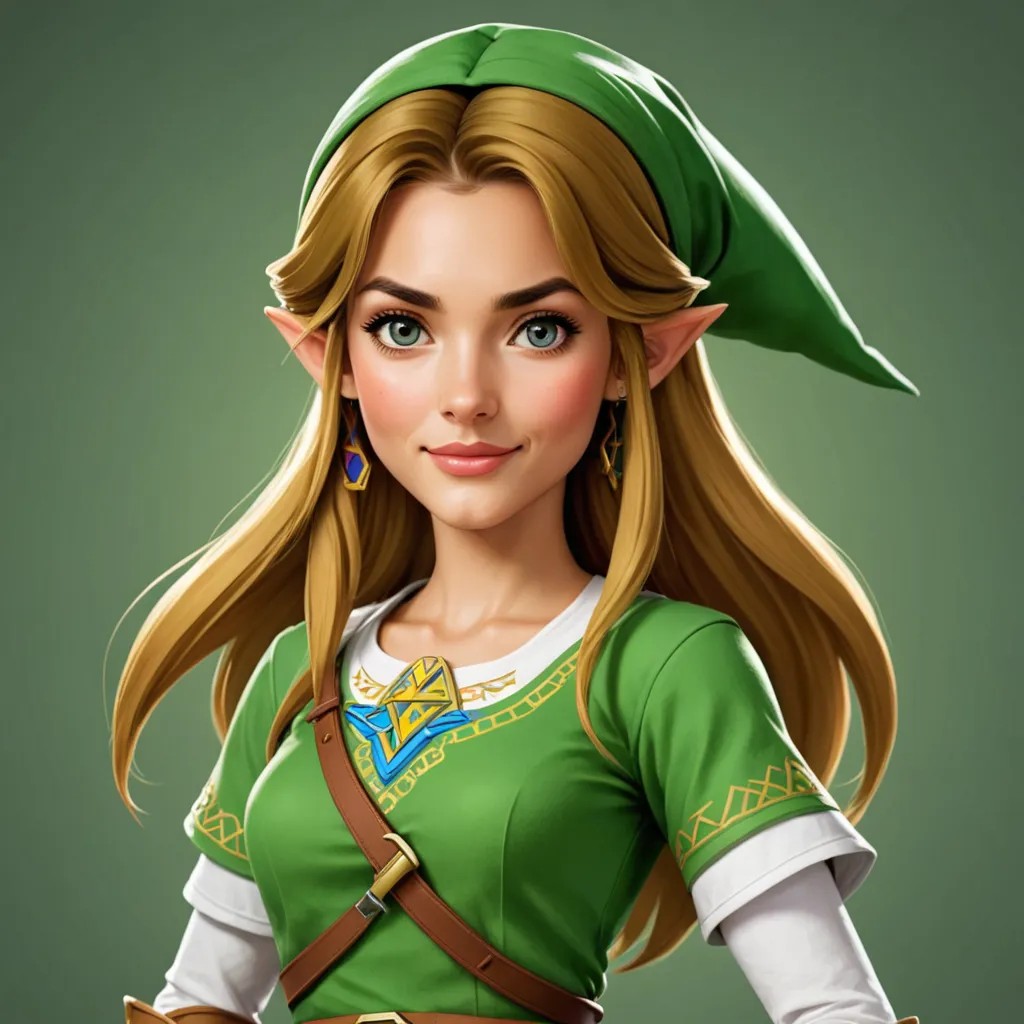 Nintendo Zelda Link Cartoon Avatar Maker