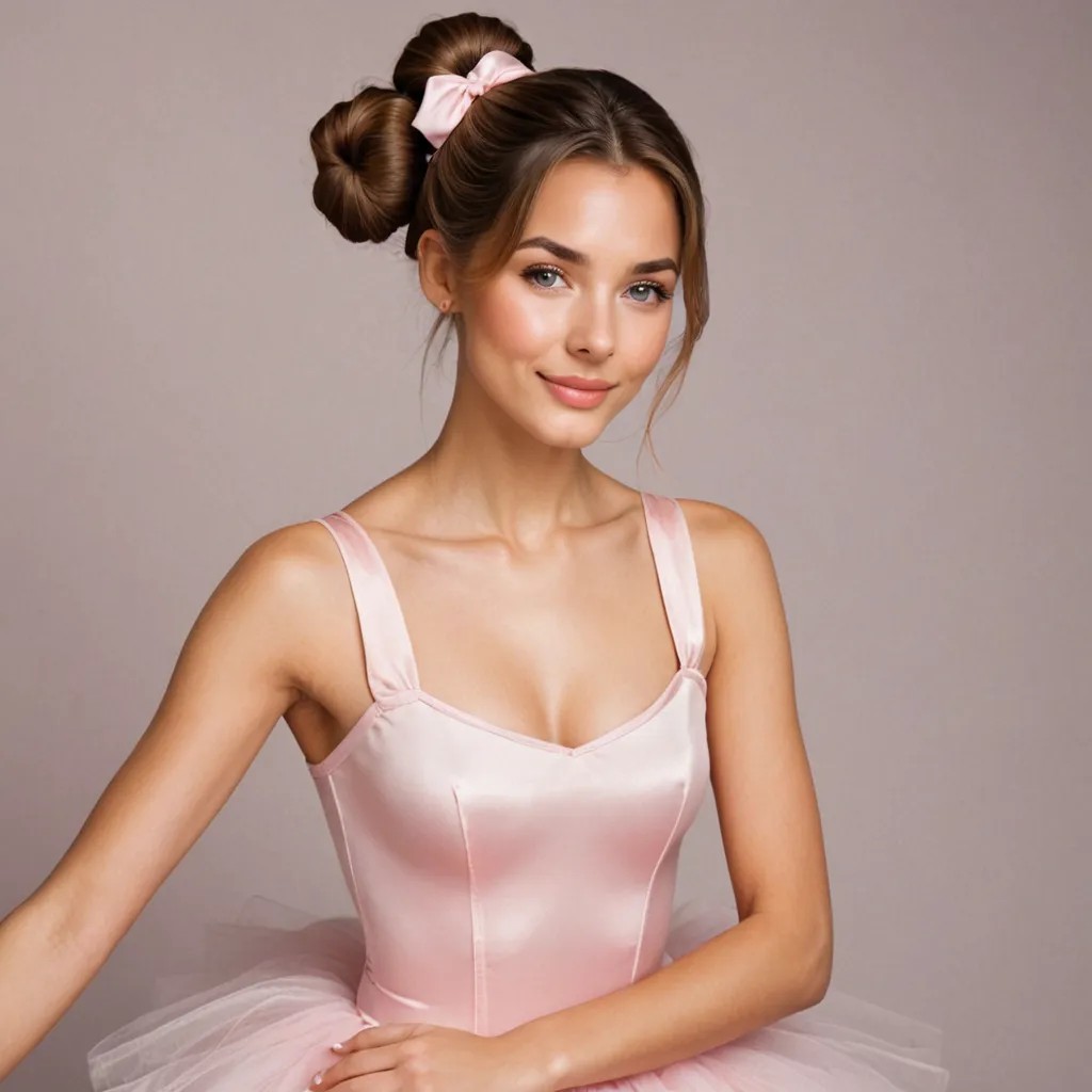 Tying Ballet Shoes Ballet Bun Hairstyle Avatar Maker