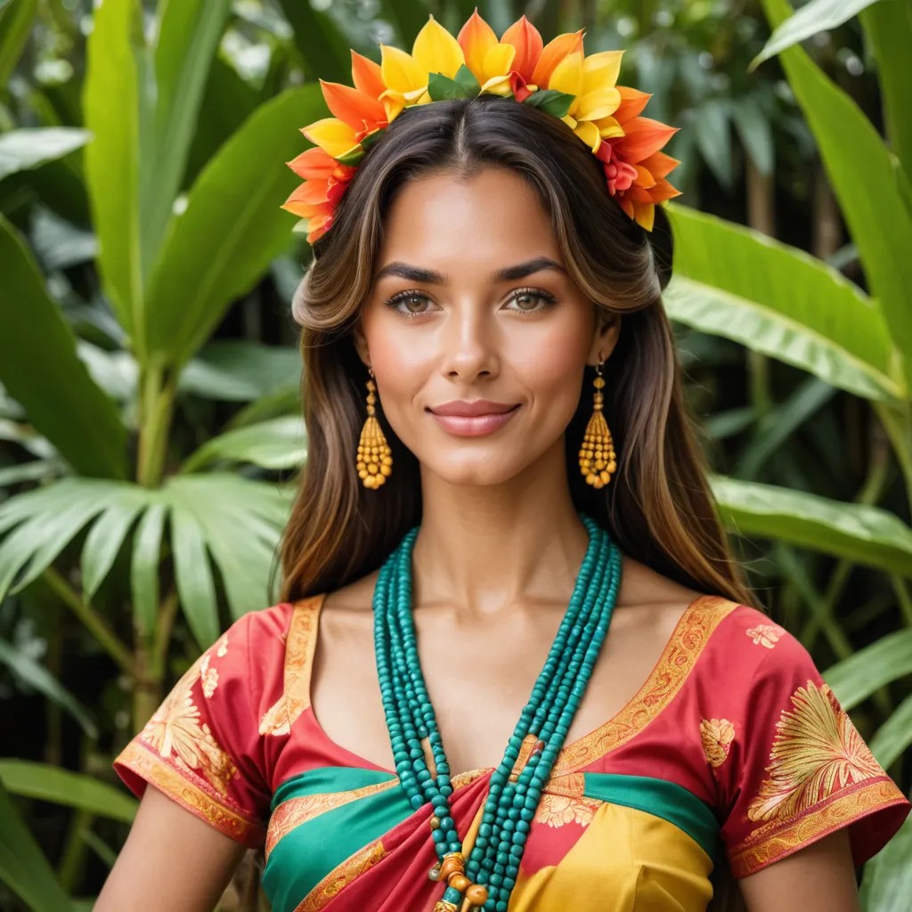 Surinaamse Vrouw In Een Koto Avatar